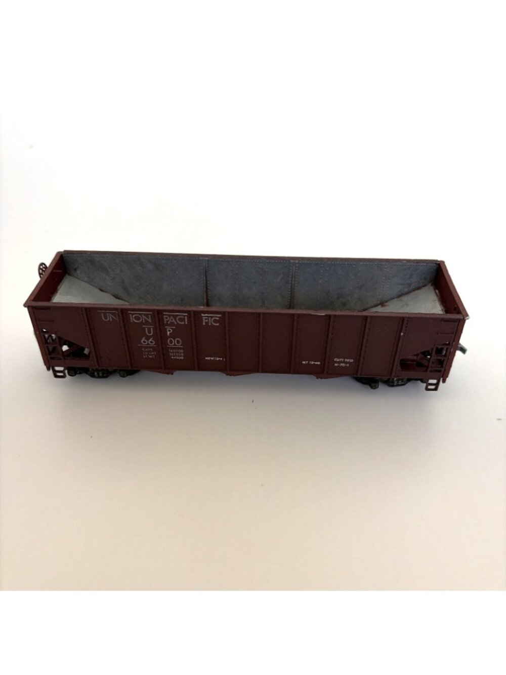 Lot 2 MDC Roundhouse HO 40' Hopper 40' AAR Boxcar Diecast Metal Assembled Kits - Picture 5 of 16